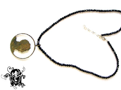 Gaudi Old Coin Necklace スピネル