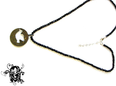 Gaudi Old Coin Necklace スピネル