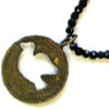 Gaudi Old Coin Necklace スピネル