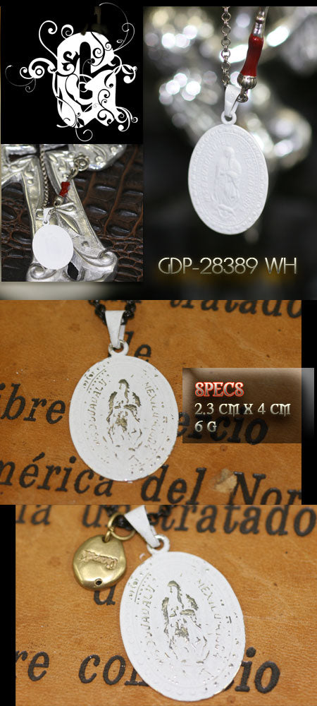 Gaudi White Medalion シルバー ペンダント