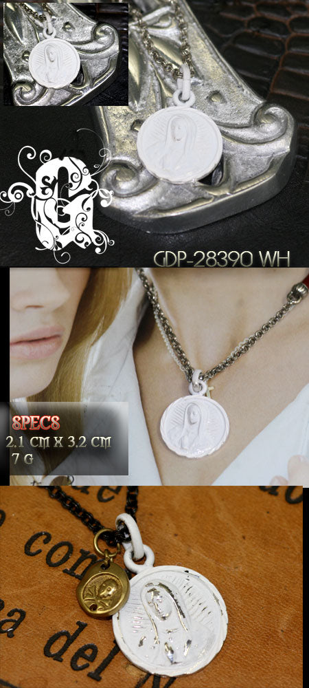 Gaudi White Medalion シルバー ペンダント