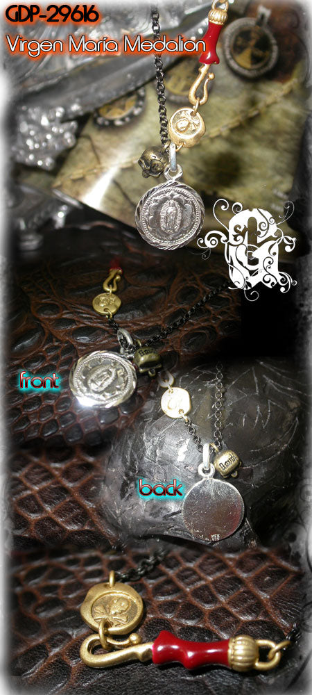Virgen Maria Medalion シルバー ペンダント