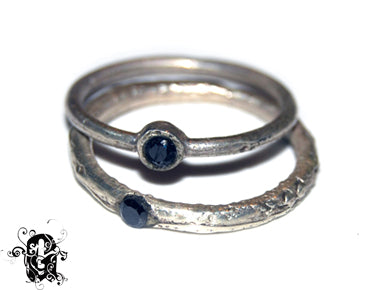 Plata with Black Zirconia
