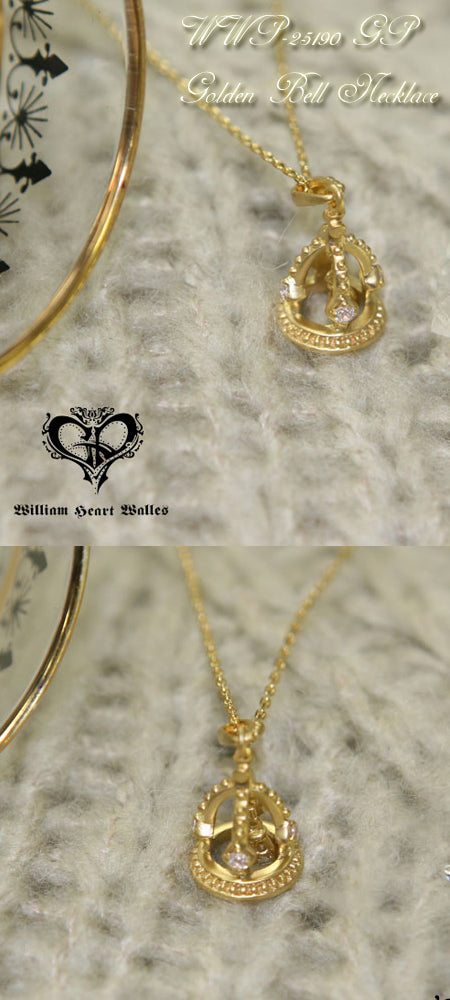 Golden Bell Necklace シルバー ペンダント