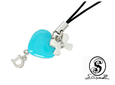 Gorgeous Aqua Heart Strap