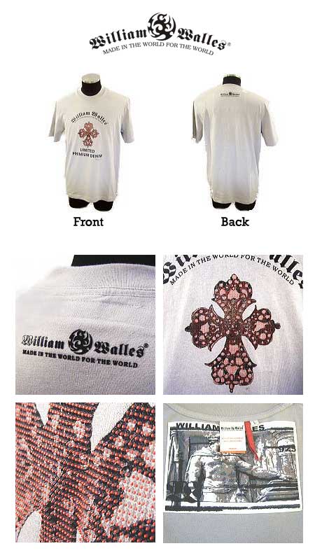 Gothic Cross Gray Shirt Ｔシャツ