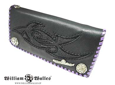 Gothic Tribal Fusion Black レザー 財布 / ウォレッ&