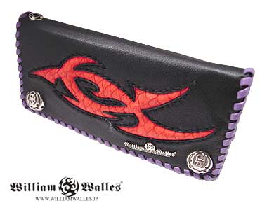 Gothic Tribal Fusion Red レザー 財布 / ウォレット