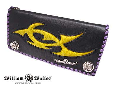 Gothic Tribal Fusion Yellow レザー 財布 / ウォレッ