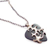 Guitar Pick Black シルバー ペンダント