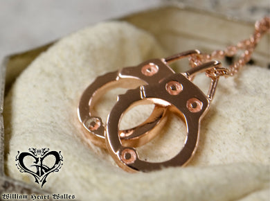 Handcuff Charm Pink