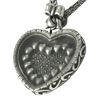 Heart Ribbon Pendant シルバー ペンダント