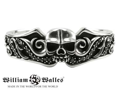 Heroic Skull Bangle シルバー バングル