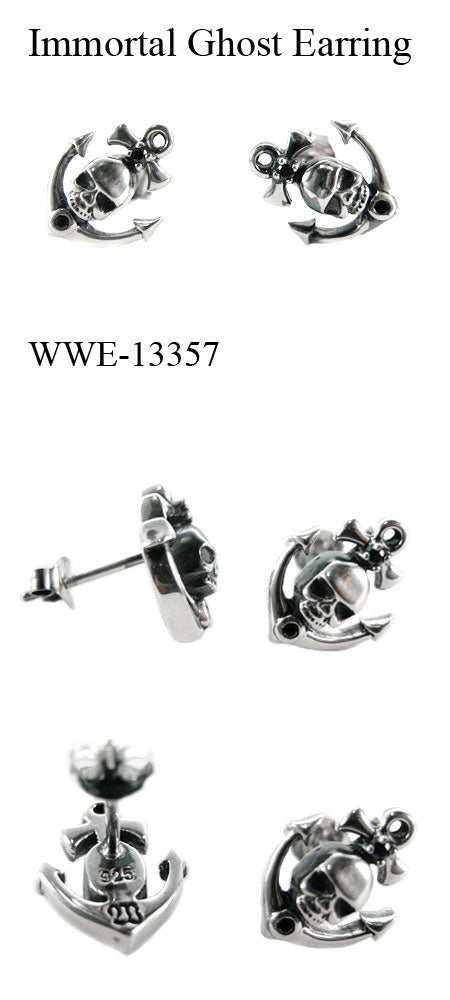 Immortal Ghost Earring シルバー ピアス