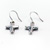 Inez Cross Earring シルバー ピアス