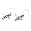 Inez Cross Earring シルバー ピアス