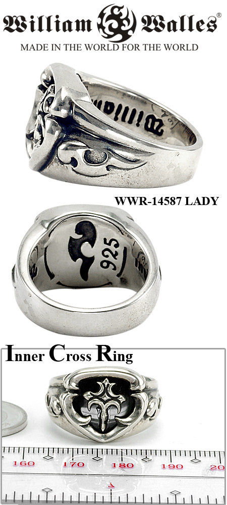 Inner Cross Ring レディー 指輪 / リング