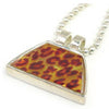 Leopard Resin Pendant シルバー ペンダント