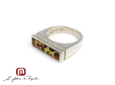 Leopard Resin Ring シルバー 指輪 / リング