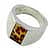 Leopard Resin Ring シルバー 指輪 / リング