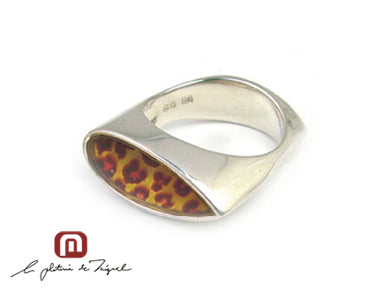 Leopard Resin Ring シルバー 指輪 / リング