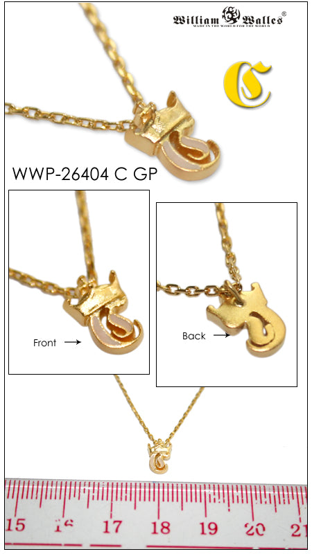 Letter C Gold