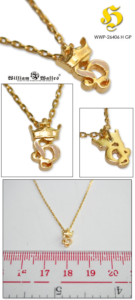 Letter H Gold