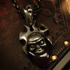 Lily Skull Shield Necklace シルバー ペンダント