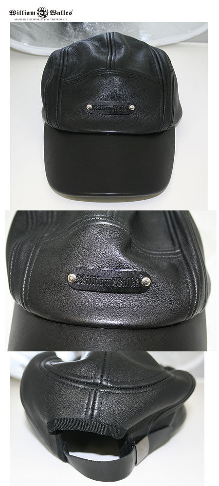 LimitedEdition Leather Cap With William Walles Tag