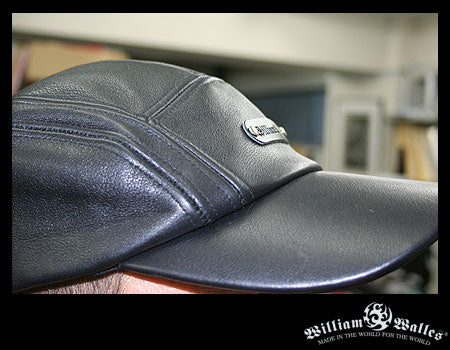 LimitedEdition Leather Cap With William Walles Tag