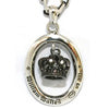Logan Crown Pendant BLACK