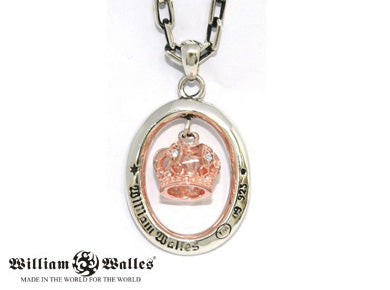 Logan Crown Pendant PINK