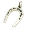 Logo Name Horse Shoe Top シルバー ペンダント