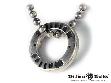 Logo Name Ring Top シルバー ペンダント