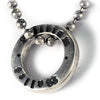 Logo Name Ring Top シルバー ペンダント