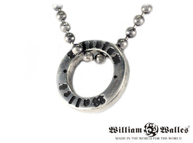 Logo Name Ring Top シルバー ペンダント