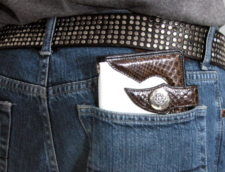 Long White Dragon Edge レザー 財布 / ウォレット