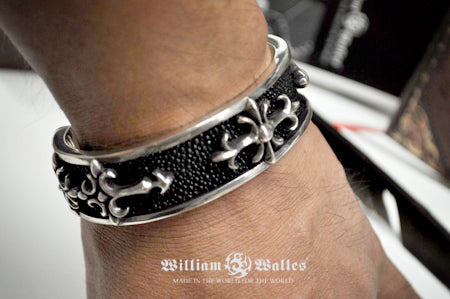 Luthers Cross Stingray Bangle シルバー バングル