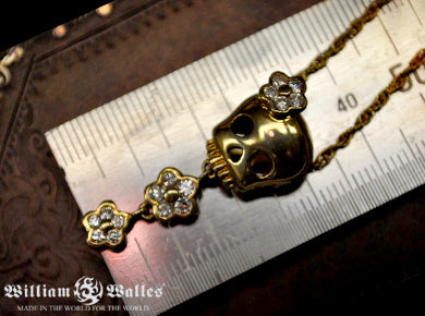 Maria Skull Necklace with Chain シルバー ペンダン