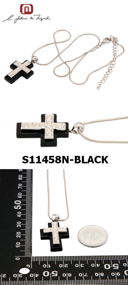 MOP Black Cross ネックレス