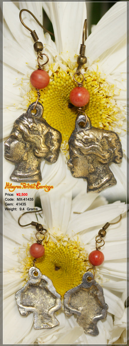 Milagros Portrait Earrings