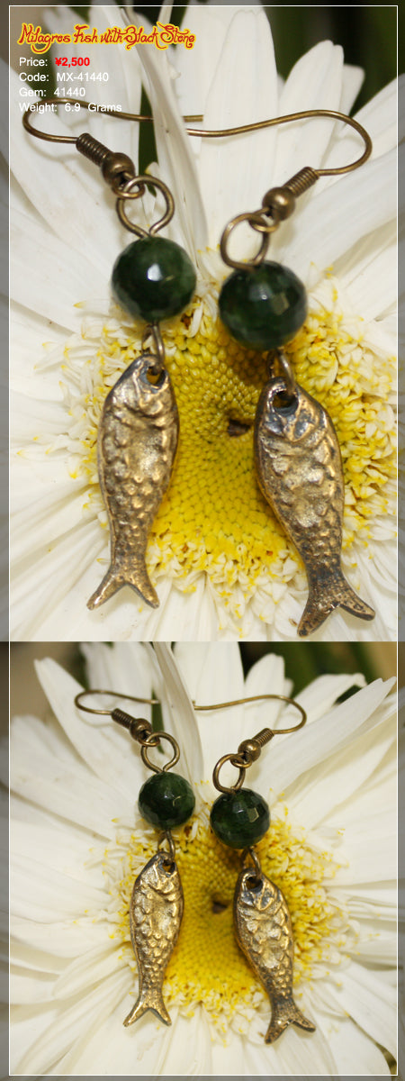 Milagros Fish with Black Stone