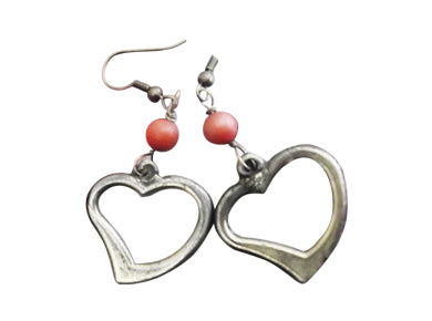 Milagros Heart Earrings