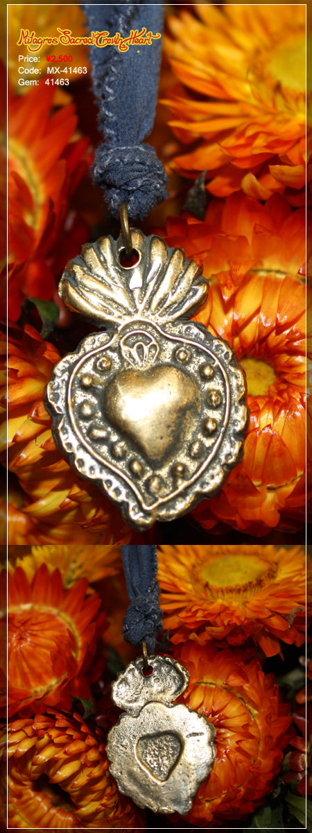 Milagros Sacred Crown Heart