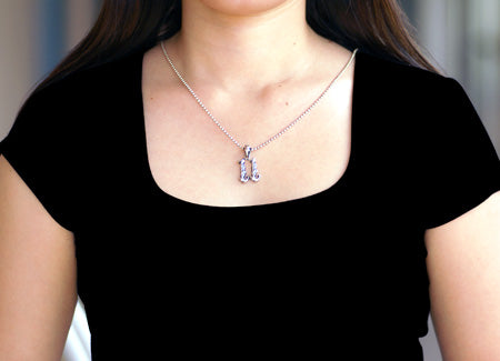 Number Pendant (11) シルバー ペンダント