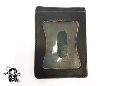 PASSCASE BLACK CORDOVAN
