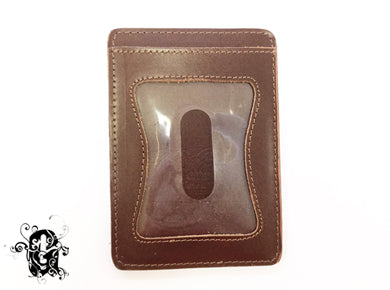 PASSCASE BROWN CORDOVAN