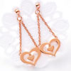 two hearts earing シルバー ピアス