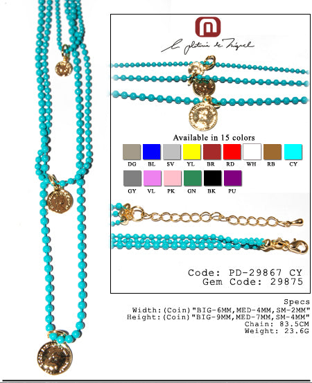 Cameron Coins Necklace ネックレス