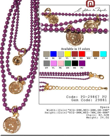 Cara Coins Necklace ネックレス